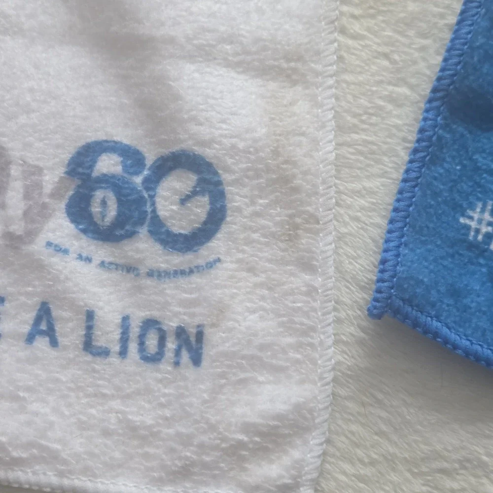 Detroit Lions Thanksgiving Day Jersey Towel 2018 Game Day Rally Set‎ Of 2